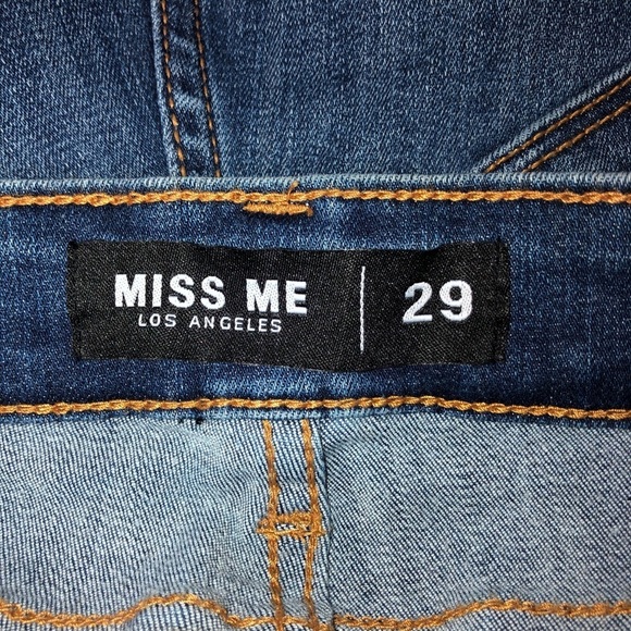 NWT MISS ME Medium Wash Stretch Mid Rise Skinny Jeans Sz 29 - Picture 9 of 11